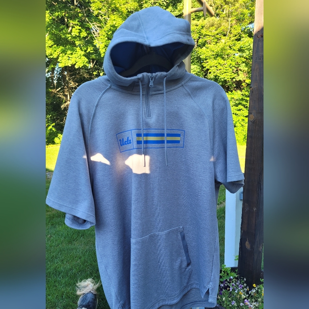 Under Armour Short-Sleeve UCLA Hooded Sweatshirt